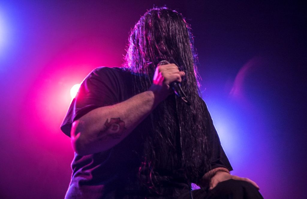 Cannibal Corpse stage detail